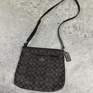 Coach Signature C Canvas Crossbody Bag Black